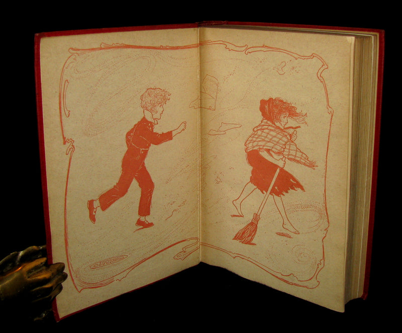 1909 Rare Book - AT THE BACK OF THE NORTH WIND Illustrated by Maria L. Kirk.