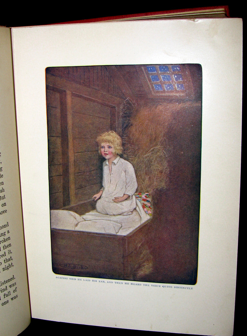 1909 Rare Book - AT THE BACK OF THE NORTH WIND Illustrated by Maria L. Kirk.