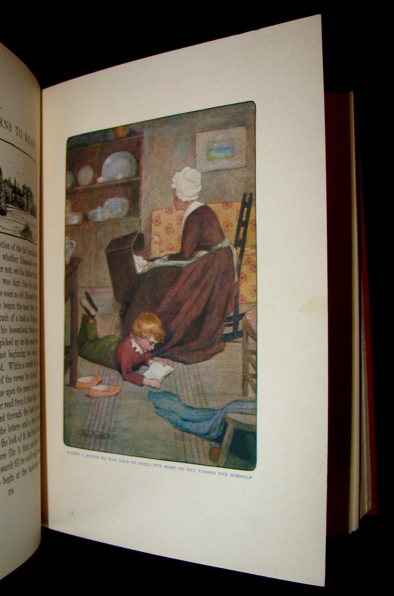 1909 Rare Book - AT THE BACK OF THE NORTH WIND Illustrated by Maria L. Kirk.