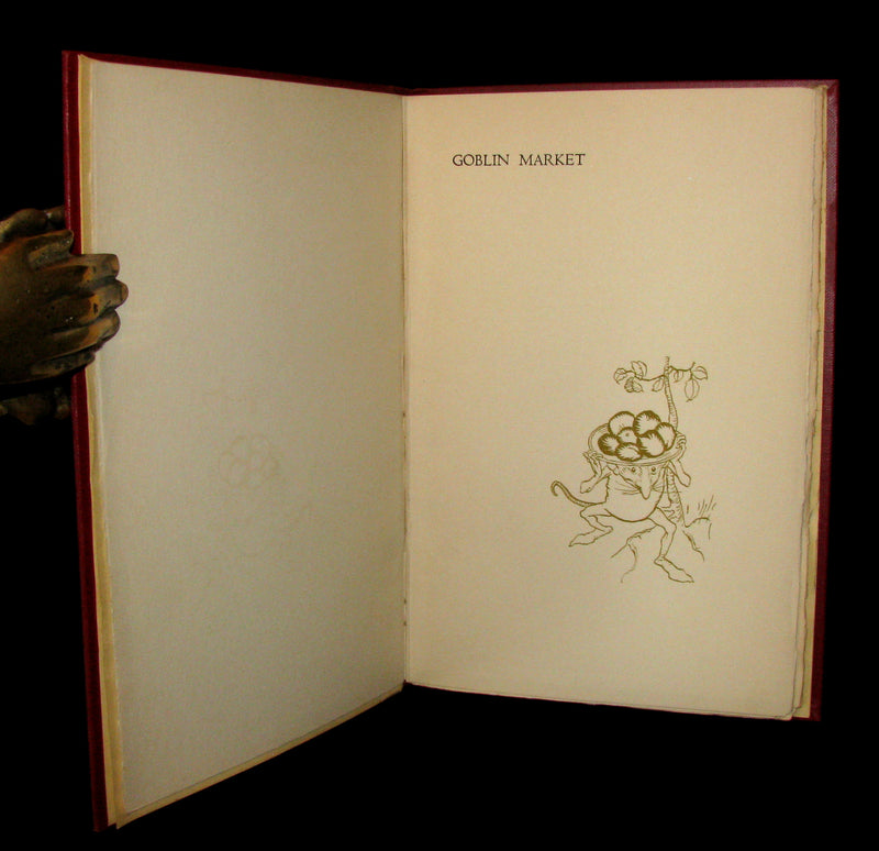 1933 Rare 1st American Edition - Goblin Market by Christina Rossetti illustrated by Arthur Rackham