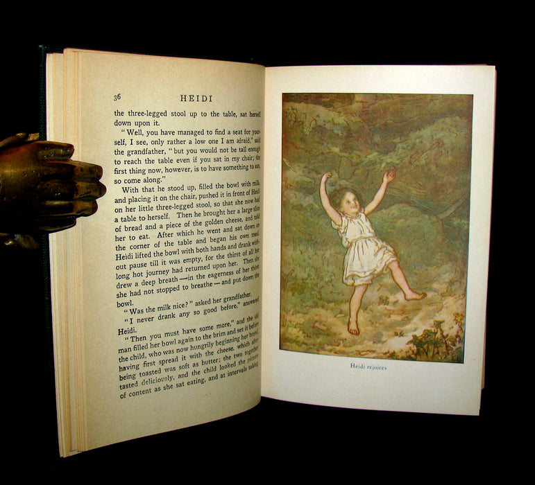 1922 Rare Book -  HEIDI by Johanna Spyri Illustrated