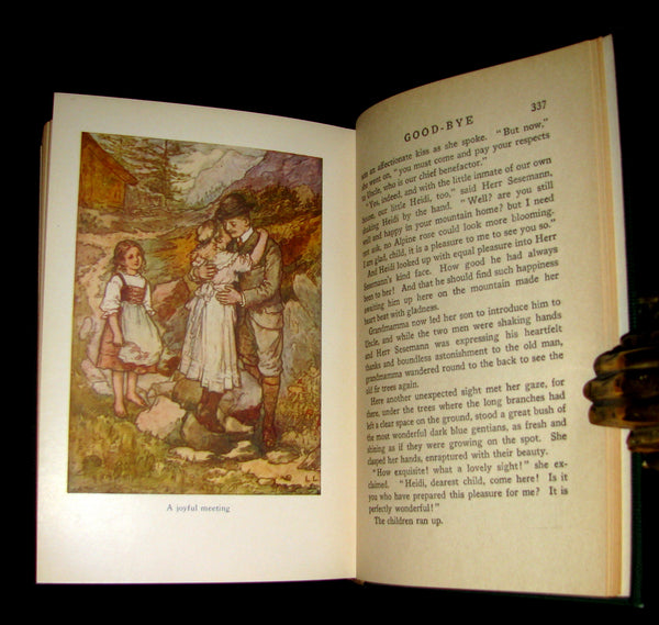 1922 Rare Book -  HEIDI by Johanna Spyri Illustrated