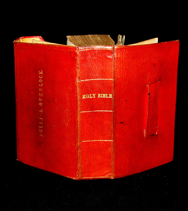 1847 Scarce Pocket Book - Concord, New Hampshire - HOLY BIBLE - Old & New Testament