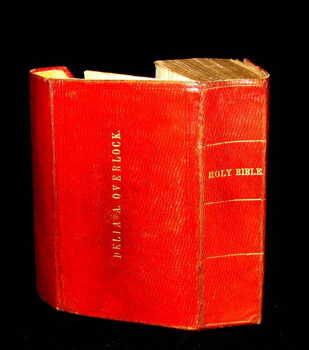 1847 Scarce Pocket Book - Concord, New Hampshire - HOLY BIBLE - Old & New Testament