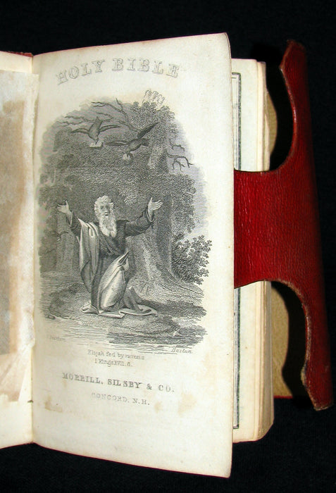 1847 Scarce Pocket Book - Concord, New Hampshire - HOLY BIBLE - Old & New Testament