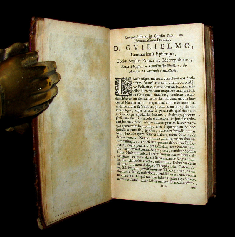 1650 Rare Latin Book - OVID Metamorphoses - Metamorphoseon libri XV. cum notis Th. Farnabii