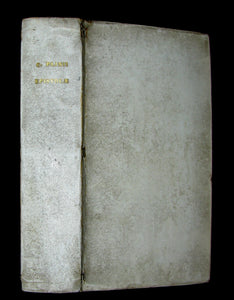 1659 Rare Latin Vellum Book - Epistolae et Panegyricus of PLINY the Younger