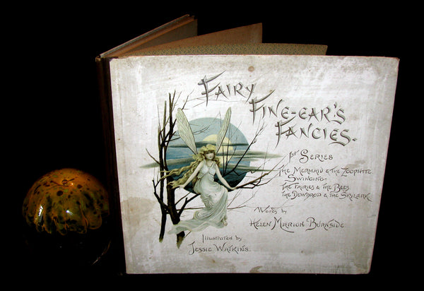 1880 Scarce Victorian Book - Fairy Fine-Ear's Fancies by Helen Marion Burnside