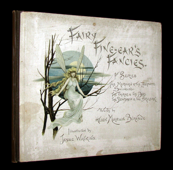 1880 Scarce Victorian Book - Fairy Fine-Ear's Fancies by Helen Marion Burnside