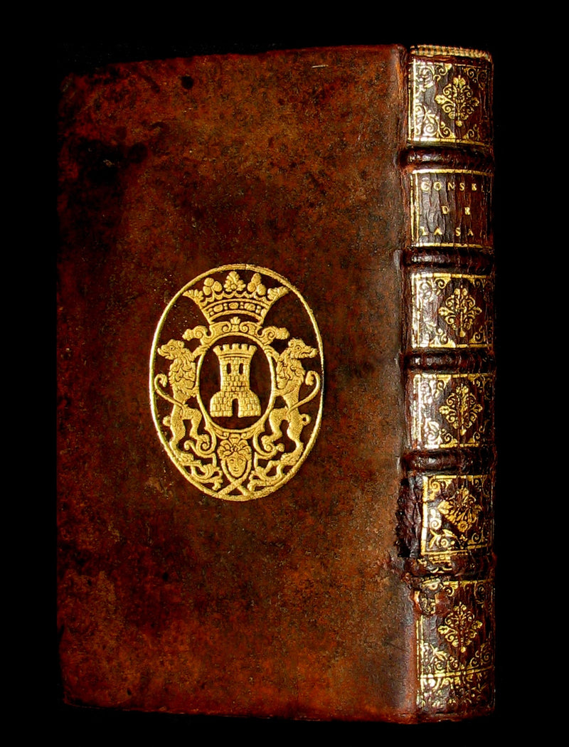1680 Rare French Armorial Binding - Wisdom Tips Or Solomon's Maxims - CONSEILS de la SAGESSE