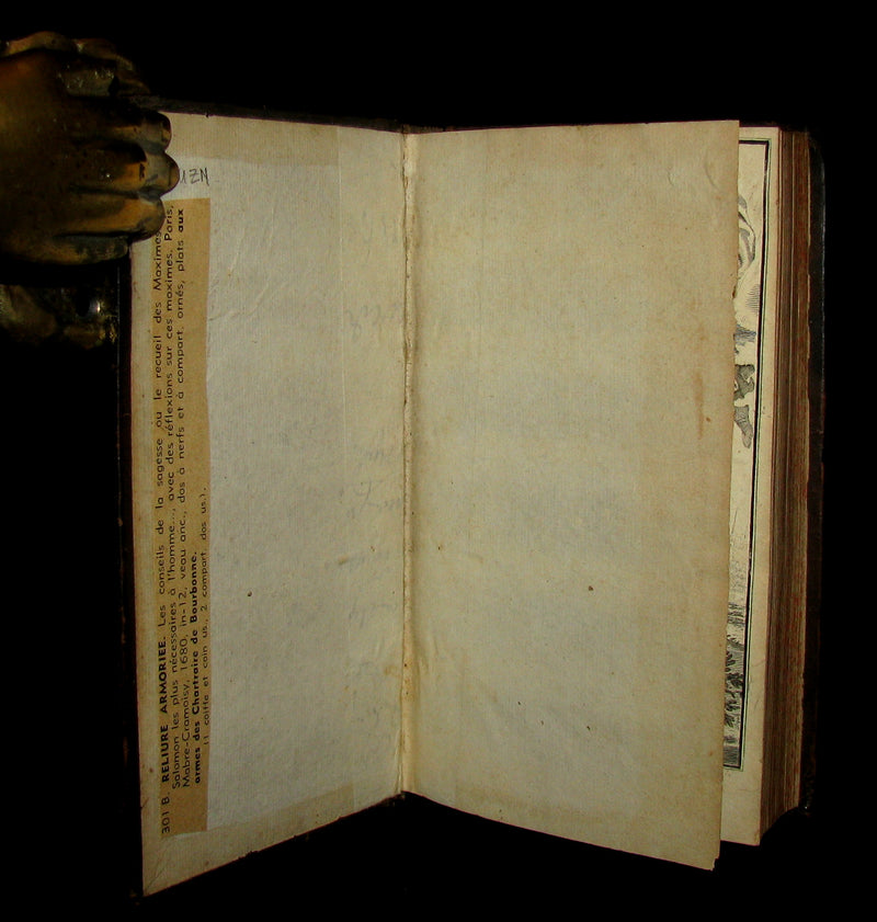 1680 Rare French Armorial Binding - Wisdom Tips Or Solomon's Maxims - CONSEILS de la SAGESSE