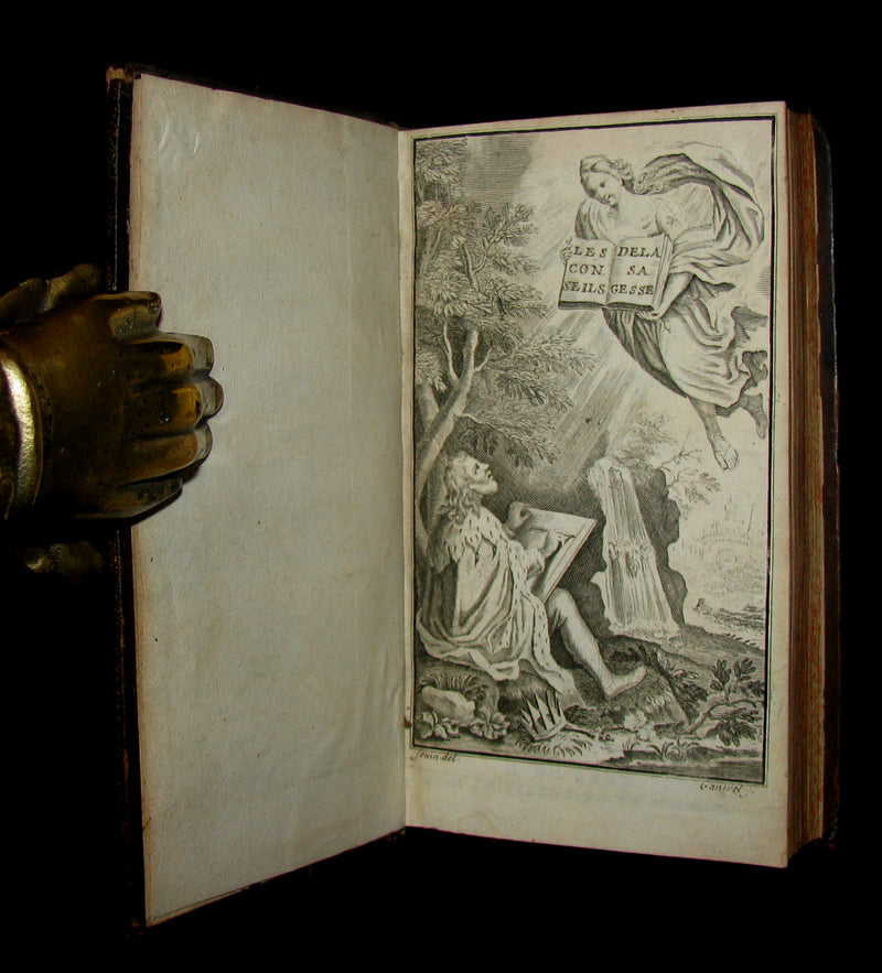 1680 Rare French Armorial Binding - Wisdom Tips Or Solomon's Maxims - CONSEILS de la SAGESSE