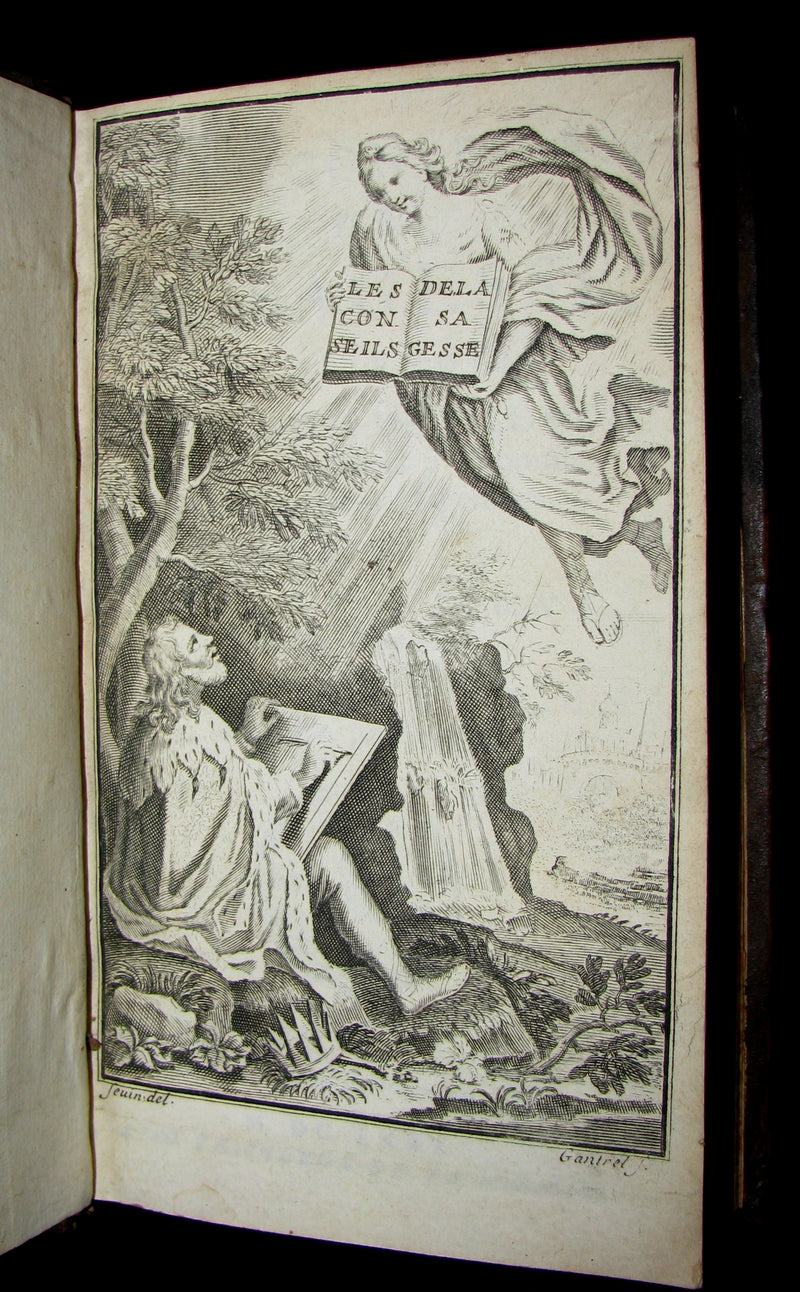 1680 Rare French Armorial Binding - Wisdom Tips Or Solomon's Maxims - CONSEILS de la SAGESSE