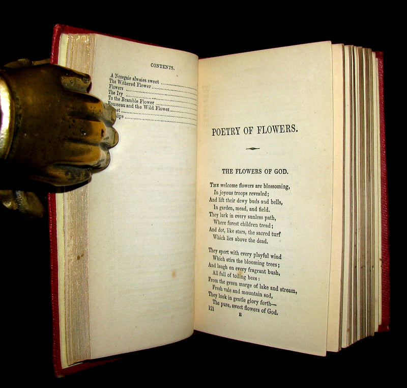 1856 Scarce Floriography Book ~ The Language and Poetry of Flowers