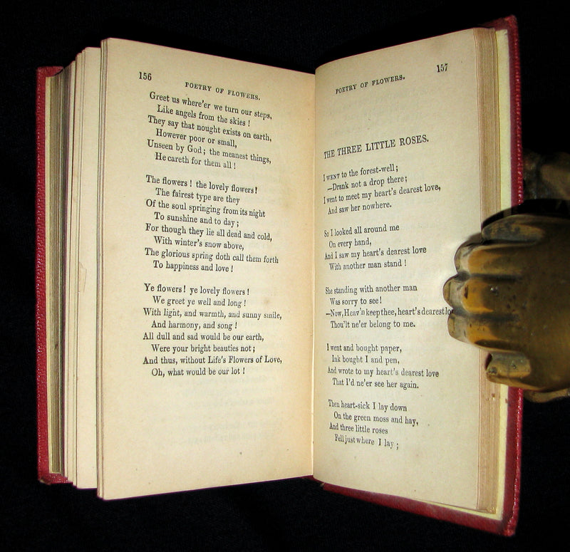 1856 Scarce Floriography Book ~ The Language and Poetry of Flowers