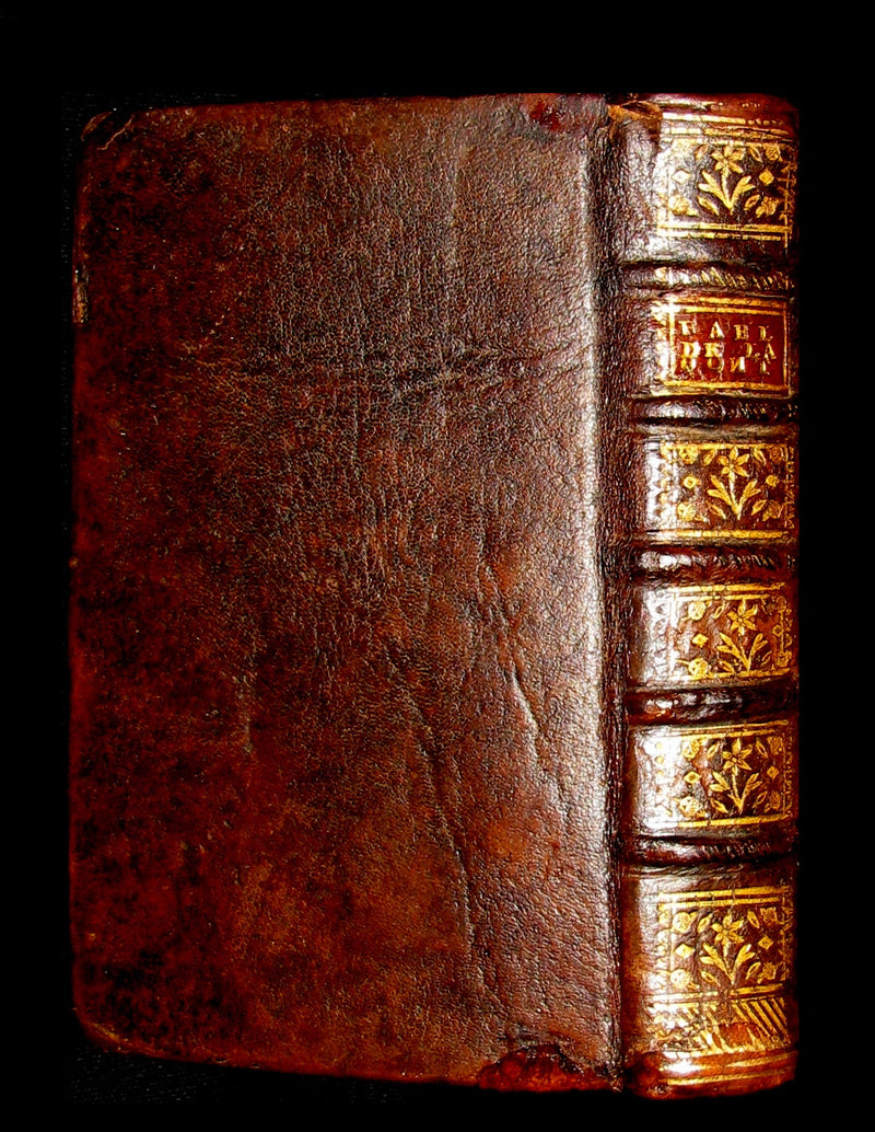 1759 Rare French Book - Fables choisies, mises en vers par monsieur De la Fontaine avec la vie d'Esope.