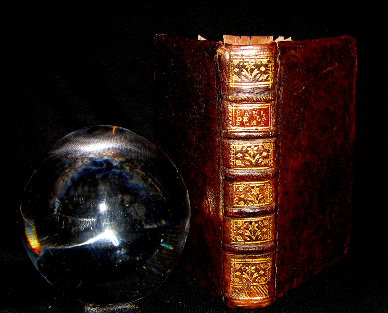 1759 Rare French Book - Fables choisies, mises en vers par monsieur De la Fontaine avec la vie d'Esope.