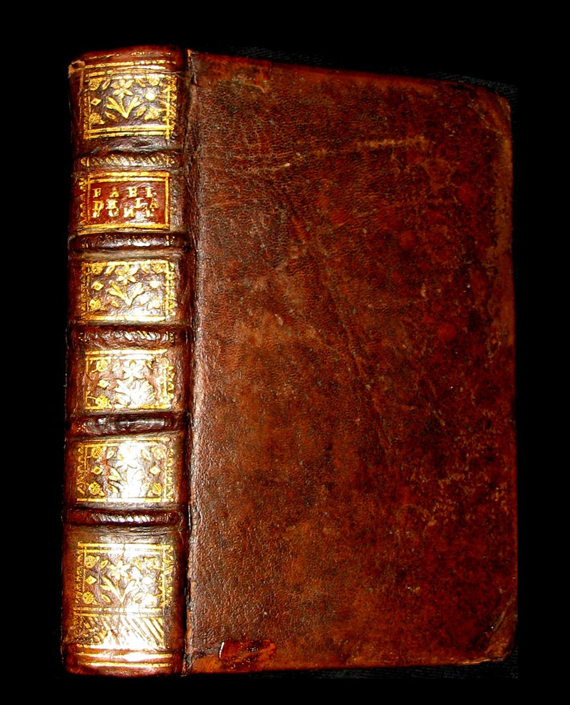 1759 Rare French Book - Fables choisies, mises en vers par monsieur De la Fontaine avec la vie d'Esope.