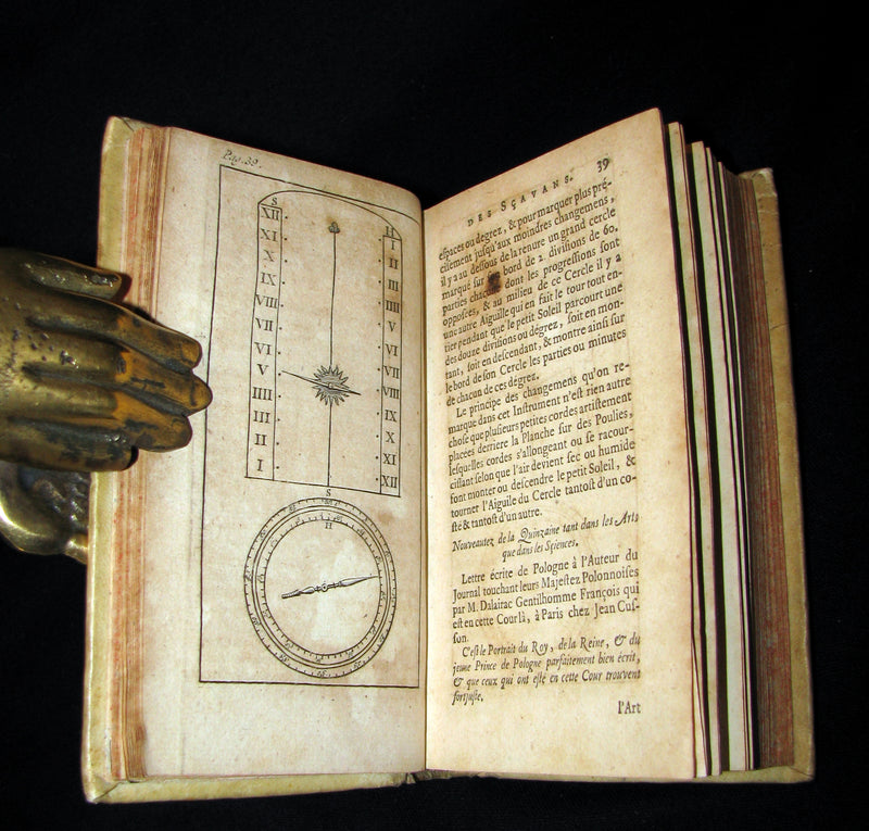 1682 Rare French Book - Scientists' Journal for year 1681 - Including Great Comet of 1680