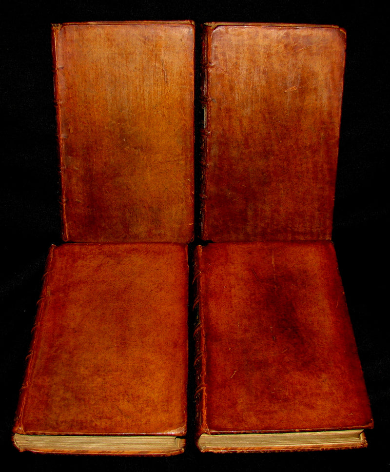 1770 Rare Book set ~ The History and Adventures of the Renowned Don Quixote (4 vols).