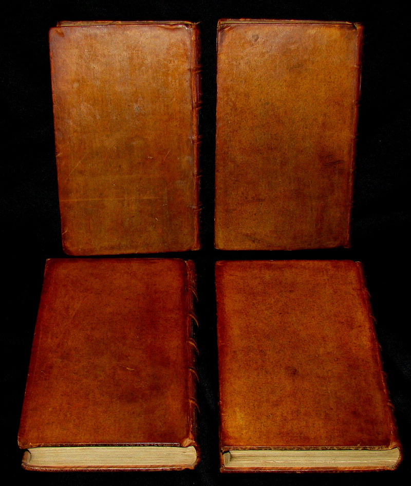 1770 Rare Book set ~ The History and Adventures of the Renowned Don Quixote (4 vols).