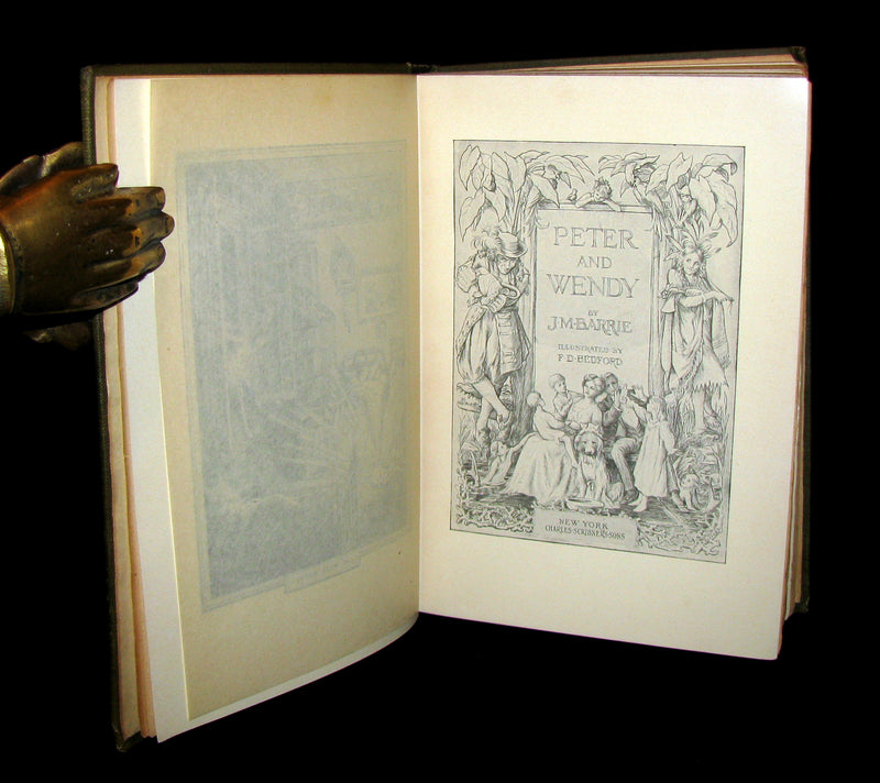 1911 Rare Book  - Peter Pan First Edition - Peter and Wendy by James Matthew Barrie