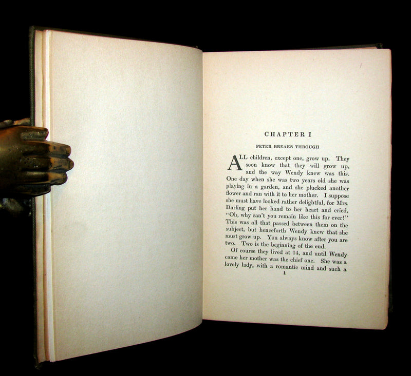 1911 Rare Book  - Peter Pan First Edition - Peter and Wendy by James Matthew Barrie