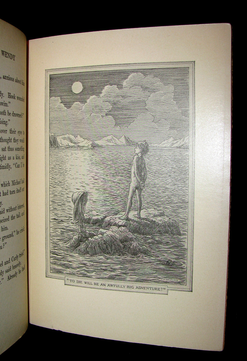 1911 Rare Book  - Peter Pan First Edition - Peter and Wendy by James Matthew Barrie