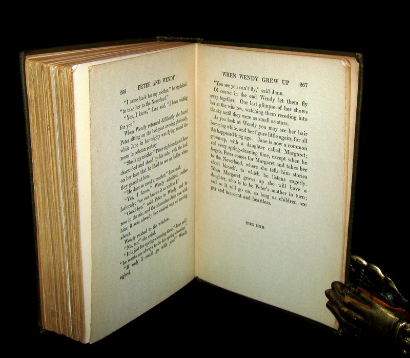 1911 Rare Book  - Peter Pan First Edition - Peter and Wendy by James Matthew Barrie