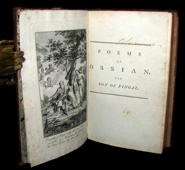 1792 Rare Book - The Poems Of Ossian, The Son Of Fingal by James MacPherson