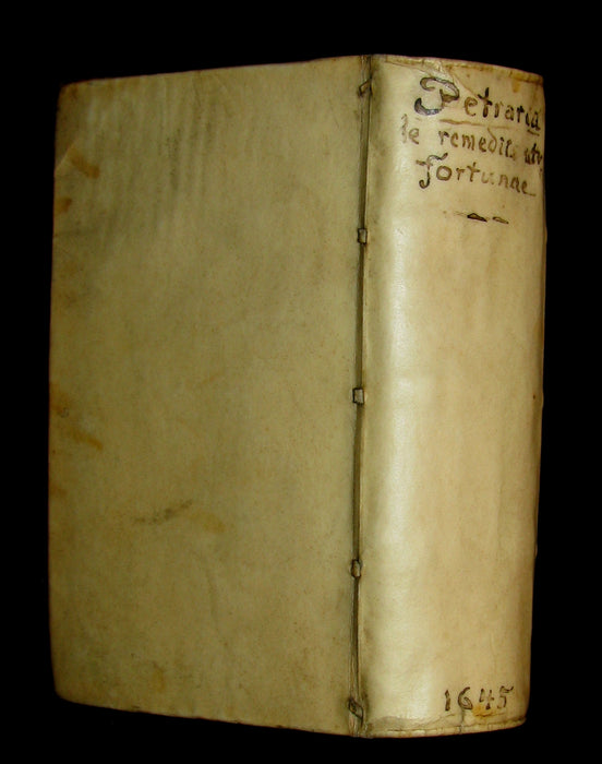 1645 Rare Book - Francesco Petrarca - Petrarch's Remedies for Fortune Fair and Foul