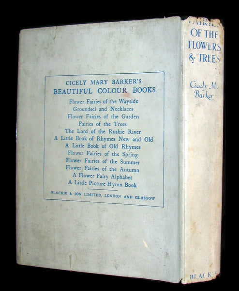 1950 - Cicely Mary Barker - FAIRIES OF THE FLOWERS AND TREES - 1st Edition with dust jacket