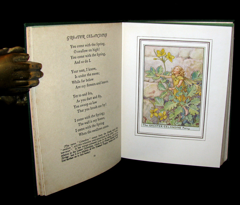 1950 - Cicely Mary Barker - FAIRIES OF THE FLOWERS AND TREES - 1st Edition with dust jacket