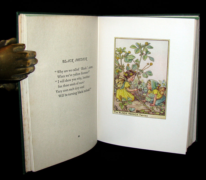 1950 - Cicely Mary Barker - FAIRIES OF THE FLOWERS AND TREES - 1st Edition with dust jacket