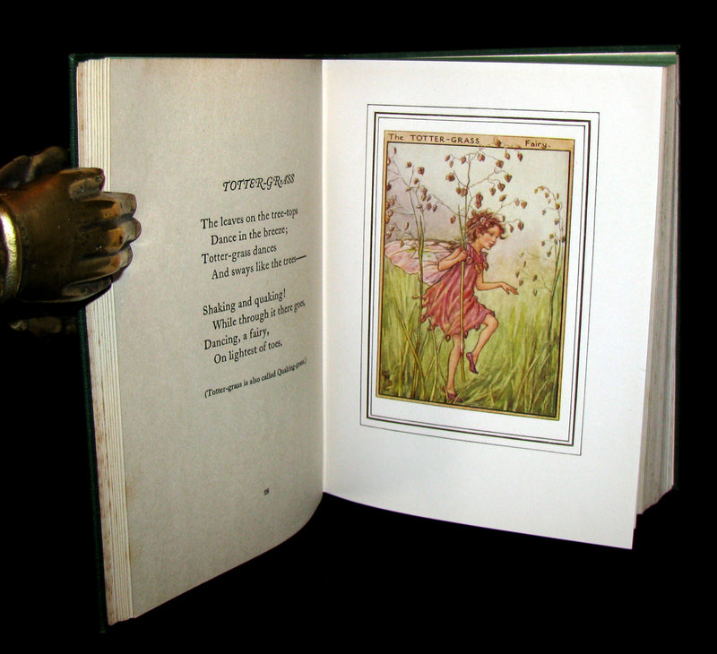 1950 - Cicely Mary Barker - FAIRIES OF THE FLOWERS AND TREES - 1st Edition with dust jacket