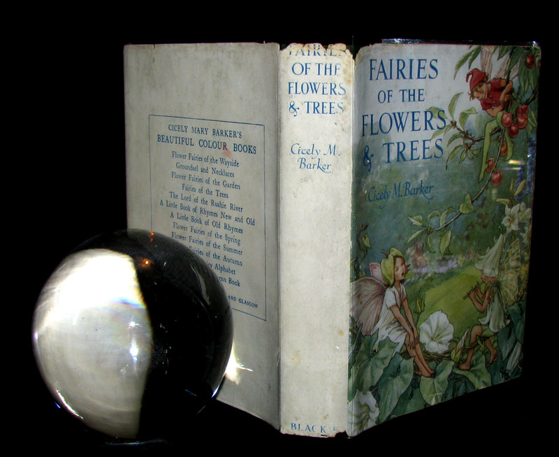 1950 - Cicely Mary Barker - FAIRIES OF THE FLOWERS AND TREES - 1st Edition with dust jacket