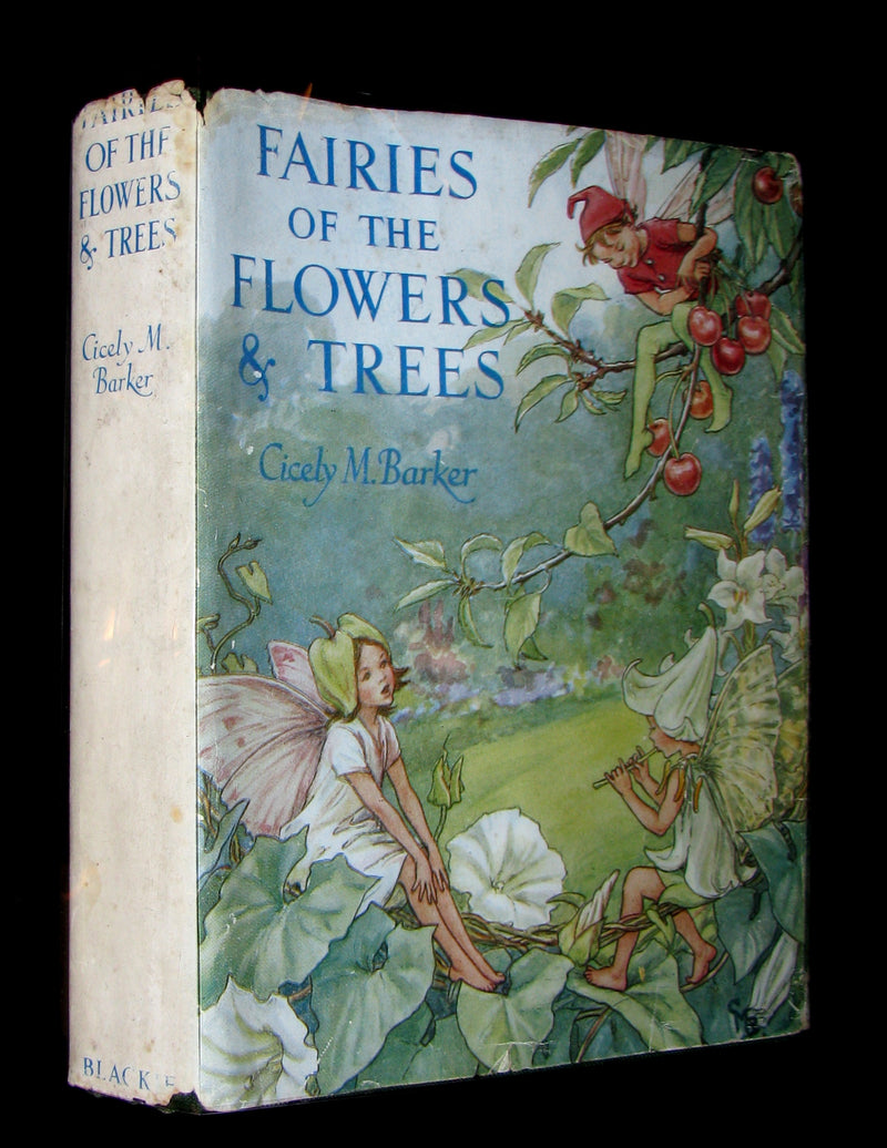 1950 - Cicely Mary Barker - FAIRIES OF THE FLOWERS AND TREES - 1st Edition with dust jacket