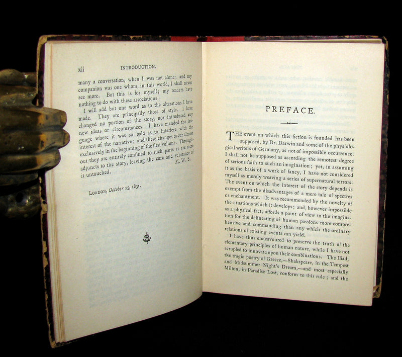 1888 Rare Book - FRANKENSTEIN  or, The Modern Prometheus by Mary Shelley