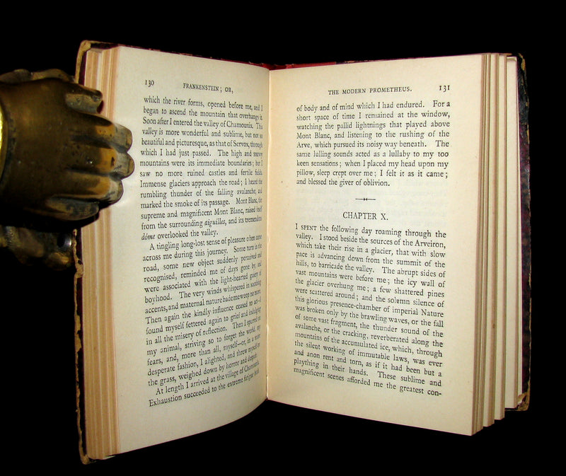 1888 Rare Book - FRANKENSTEIN  or, The Modern Prometheus by Mary Shelley