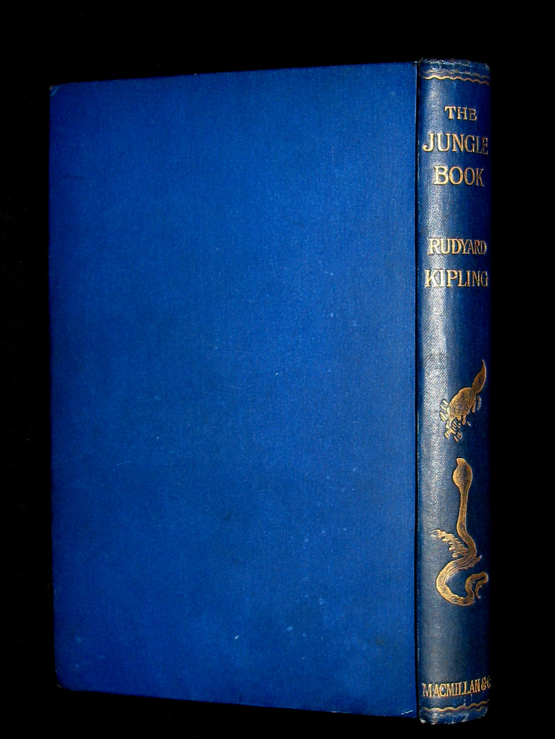 1897 Rare Book - The Jungle Book by Rudyard Kipling -  First Edition, 6th Printing