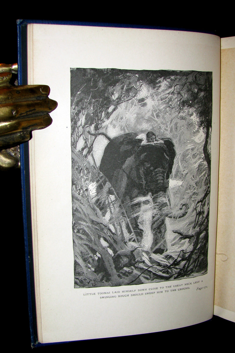 1897 Rare Book - The Jungle Book by Rudyard Kipling -  First Edition, 6th Printing