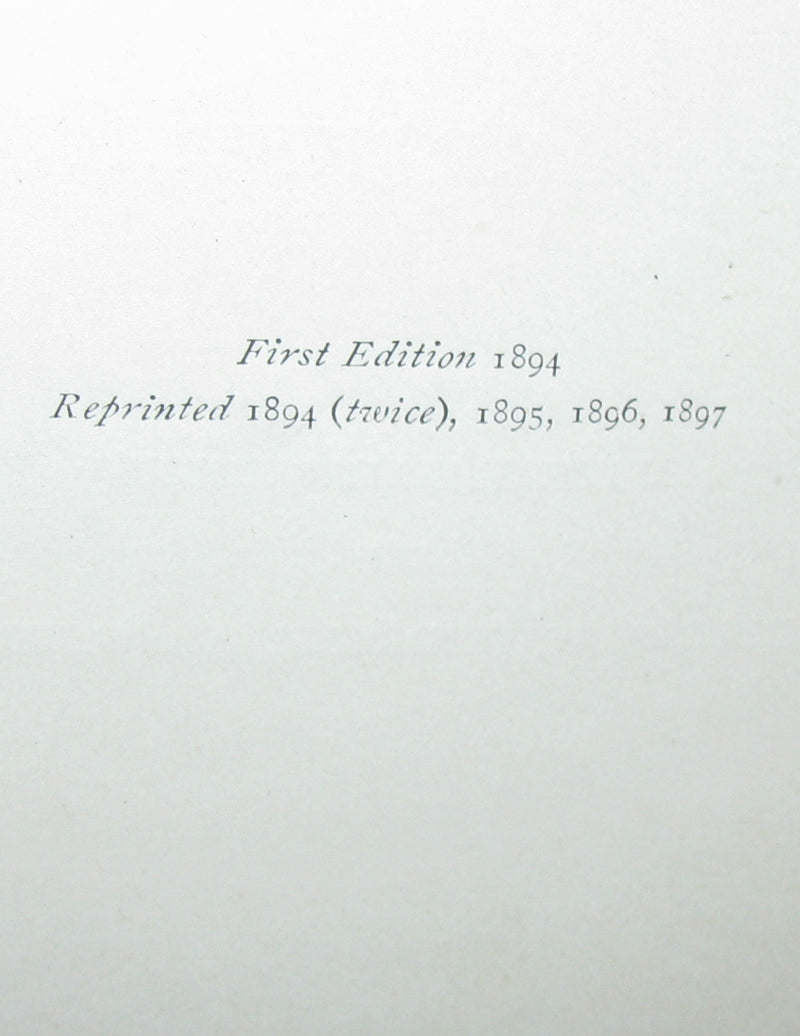 1897 Rare Book - The Jungle Book by Rudyard Kipling -  First Edition, 6th Printing