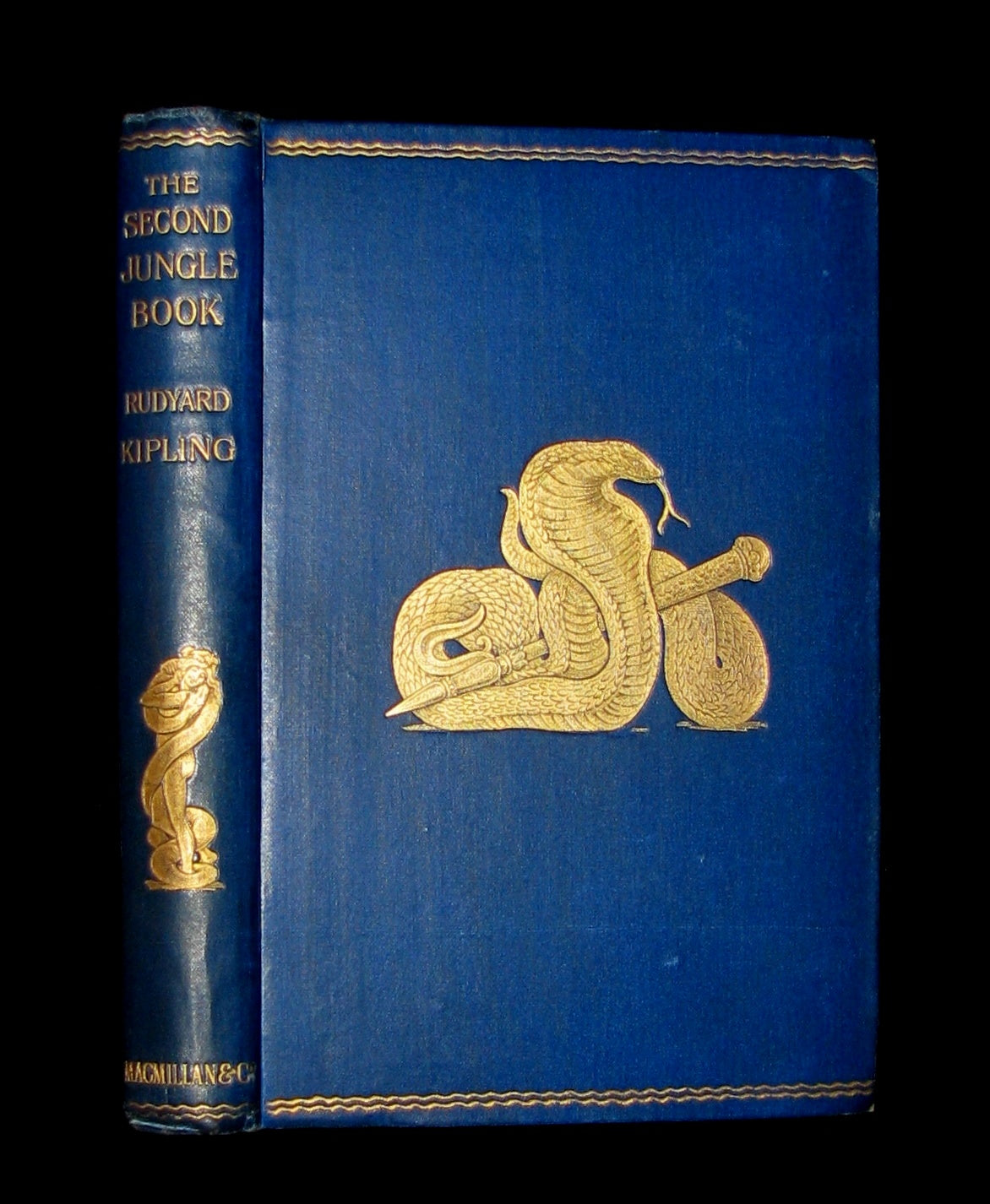 1895 Rare Book - The Second Jungle Book by Rudyard Kipling - First Edition, 2nd Printing.