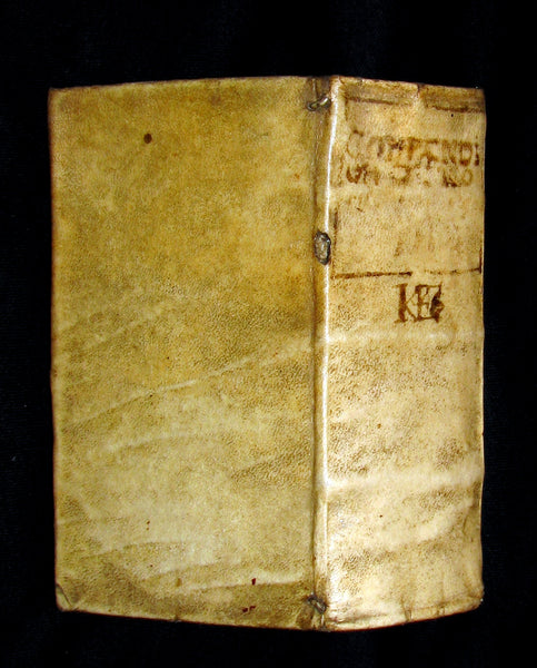 1661 Rare Vellum Book - Saint Thomas Aquinas ' Theologicae Summae Compendium.