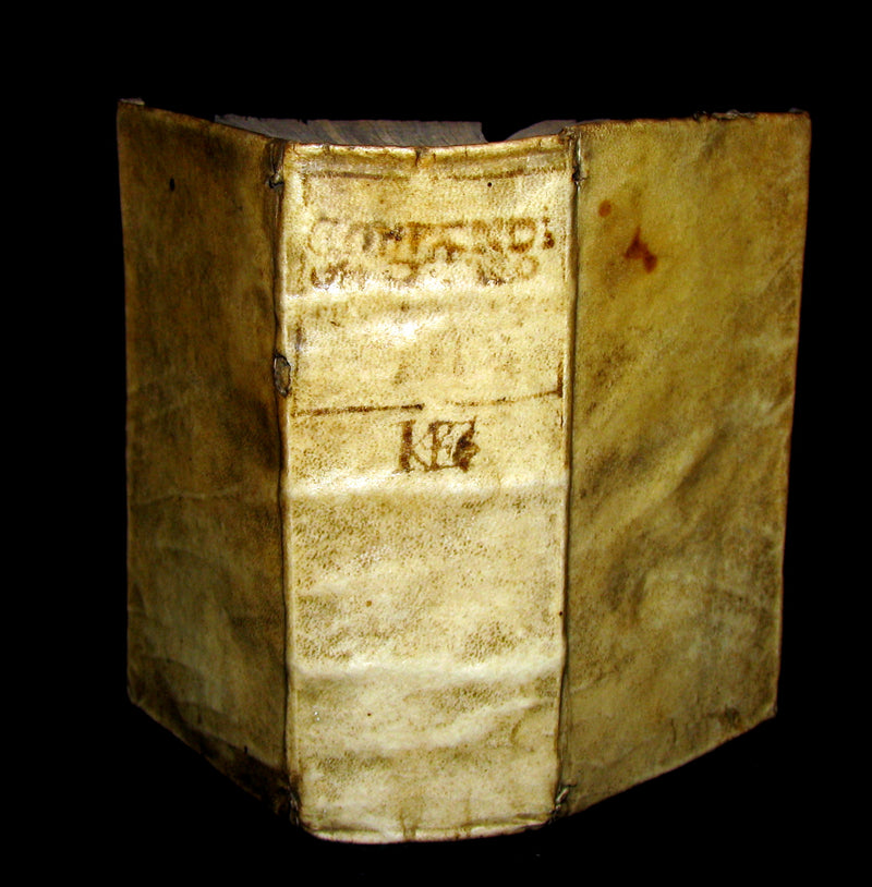 1661 Rare Vellum Book - Saint Thomas Aquinas ' Theologicae Summae Compendium.