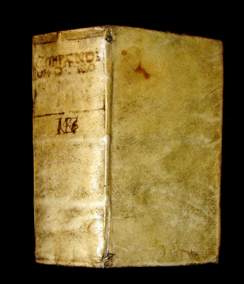 1661 Rare Vellum Book - Saint Thomas Aquinas ' Theologicae Summae Compendium.