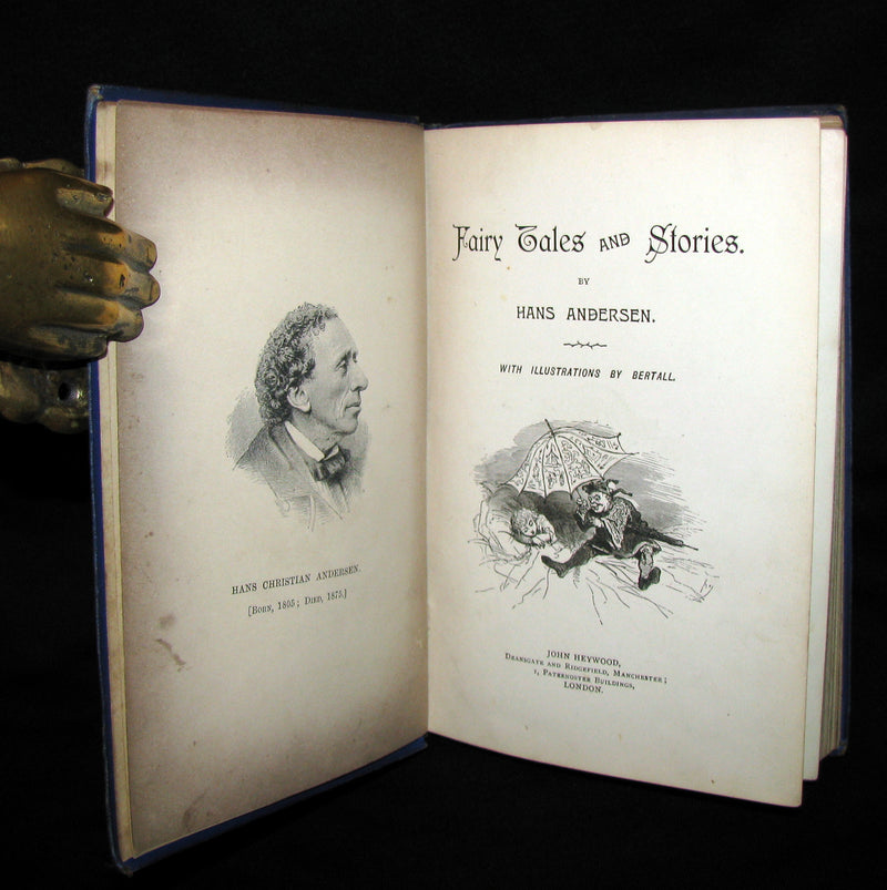 1895 Rare Victorian Book -  Hans Christian Andersen's FAIRY TALES and Stories illustrated