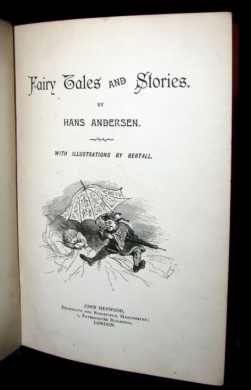 1895 Rare Victorian Book -  Hans Christian Andersen's FAIRY TALES and Stories illustrated