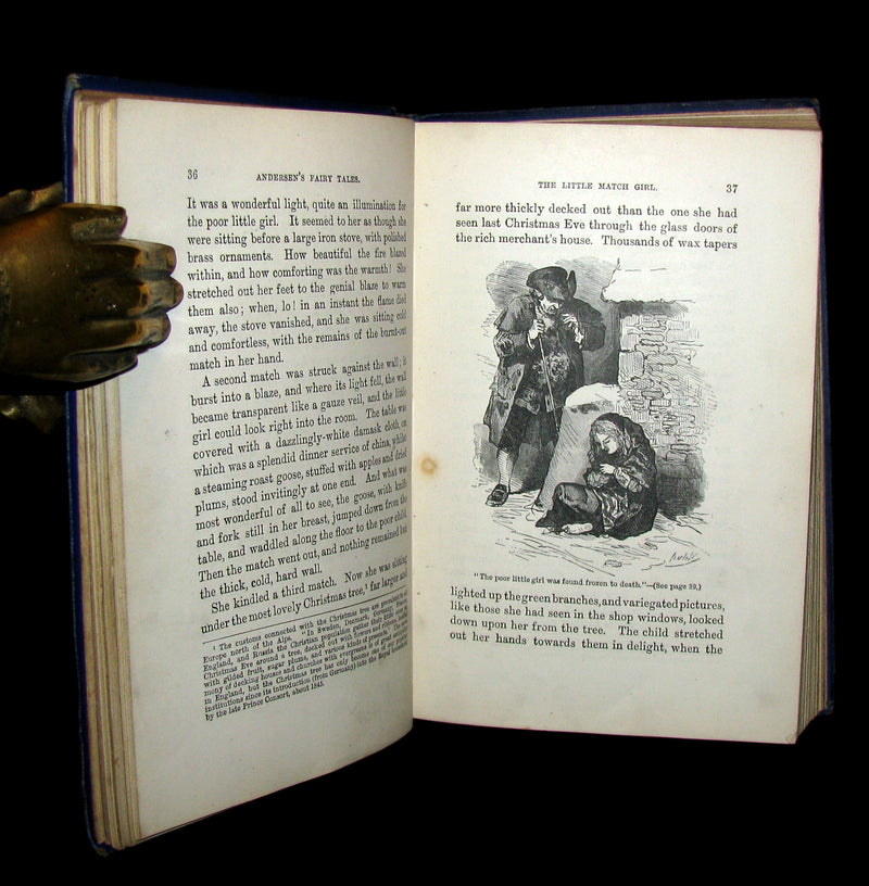 1895 Rare Victorian Book -  Hans Christian Andersen's FAIRY TALES and Stories illustrated