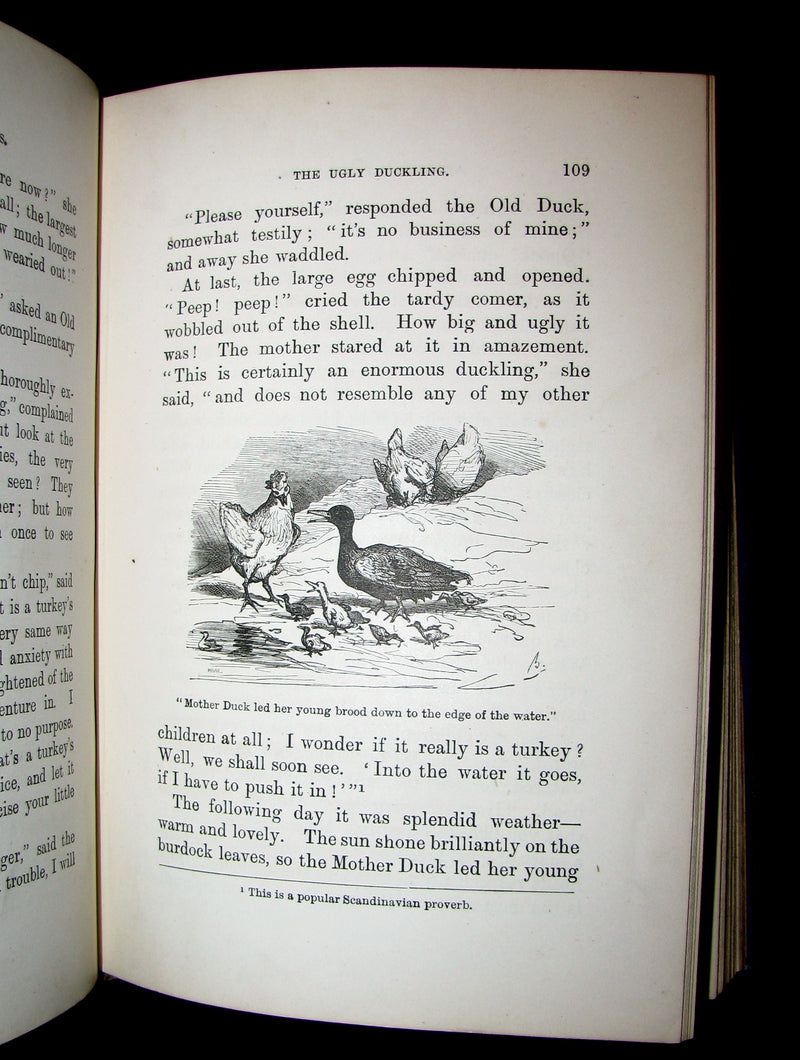 1895 Rare Victorian Book -  Hans Christian Andersen's FAIRY TALES and Stories illustrated